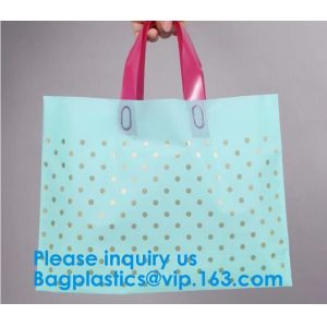 Eco Friendly Green Pack Solf Loop Plastic Bags/ Cheap Flexiloop Bags/ Soft Loop