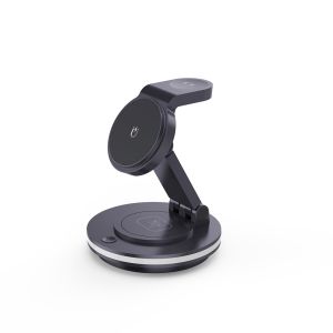 ABS PC Material Magnetic Wireless Charger for Fast Charging with Wireless