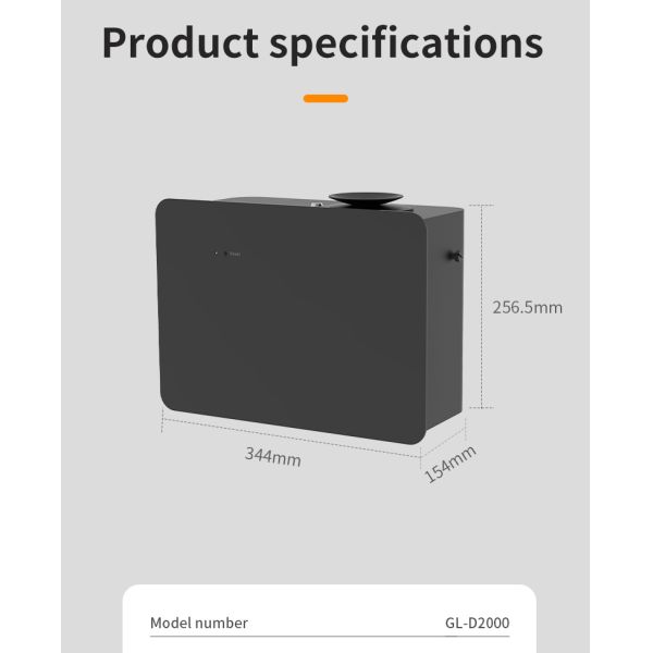 Remote Control Intelligent Aroma Diffuser Machine For Large Room 2000cbm Coverage 500ml