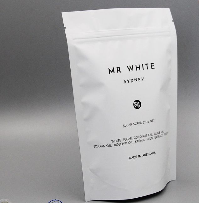 Stand Alone Zipper Top Aluminized Popcorn Snack Bags