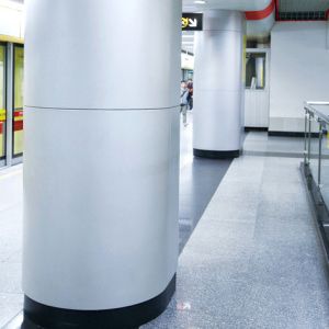 Cheap Semi-circle Curved Aluminum Wall Panels Customized For Column Cladding And Decoration for sale