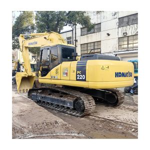 22 Ton Used Komatsu PC220-7 Crawler Excavator with Original Hydraulic Cylinder in Japan