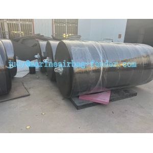 Density 30-120Kg/m3 EVA Foam Fender With Net Chain Tyre Net And Polyurea Outer