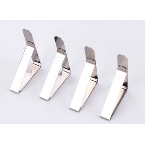 Small order Triangle Adjustable Stainless Steel Table Cloth Clip include Picnic