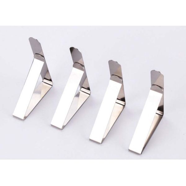 Small order Triangle Adjustable Stainless Steel Table Cloth Clip include Picnic