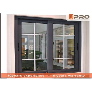 Aluminium Glass Sliding Windows , Sliding House Windows Various Designs Sliding