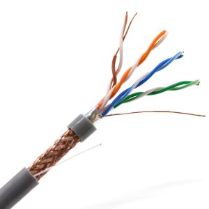 Cheap OEM Indoor SFTP Data Cable Cat5e Utp 24awg CE FCC UL ETL Certificate for sale