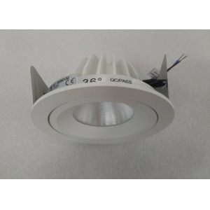 Waterproof 15 Watt Tiltable LED Recessed Downlight 60D Beam Angle