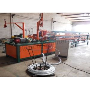 Galvanized Iron Wire 1.5-4.8mm Chain Link Fence Machine