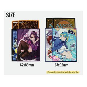 Customized Holo Printing Art Card Sleeves Yugioh MTG TCG Hologram Anime Custom