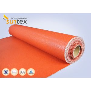 Anti-corrosive Fabric Silicone Coated Fiberglass Fabric For Fire Curtains