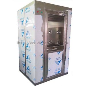 Double Person Clean Room Equipment Interlock Air Shower Automatic Open