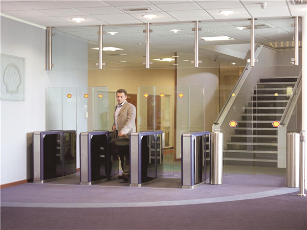 304 Stainless Steel Access Control Turnstiles / Turn Style Gate 1.2mm Thickness