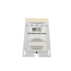 China Biodegradable Biohazard Specimen Bags Self Adhesive Top on sale