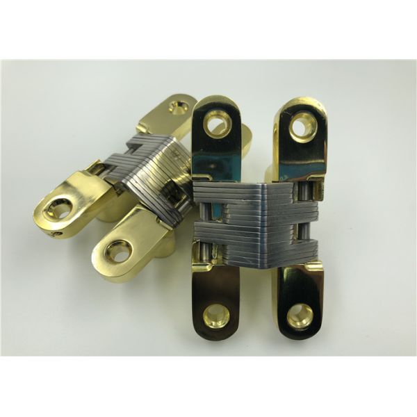 Casting Zinc Alloy Silent Heavy Duty Hidden Hinges For Light Interior Wooden Door