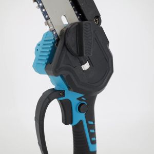 6'' 21V Battery Powered Pruning Mini Chainsaw Handheld Electric Tree Cutting