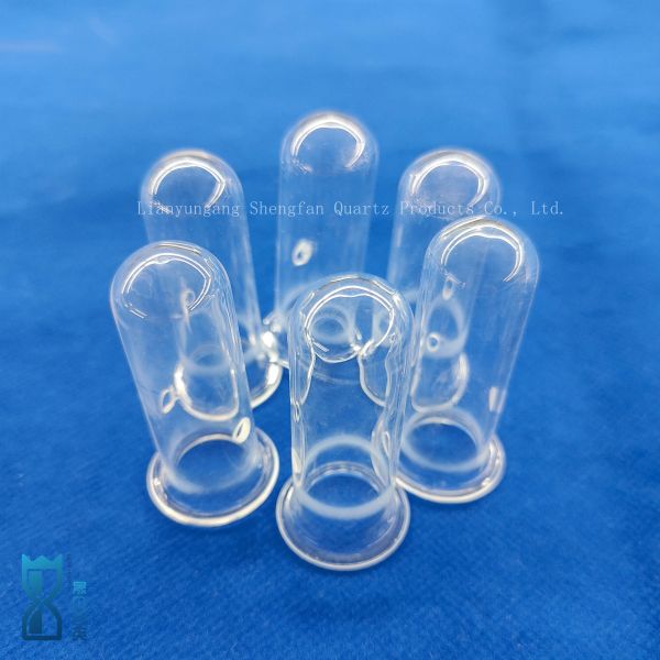 Quality Heat Resistant Custom Laboratory Glassware Transparent Quartz Glass Punch Tube Quartz Test Pipe wholesale