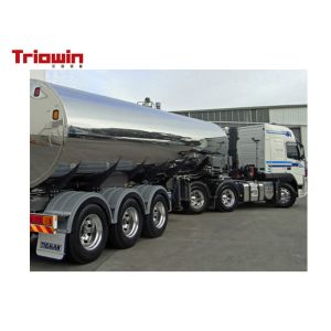 Professional Dairy Processing Equipment Milk Tanker Truck 3-40 Cubic Volume