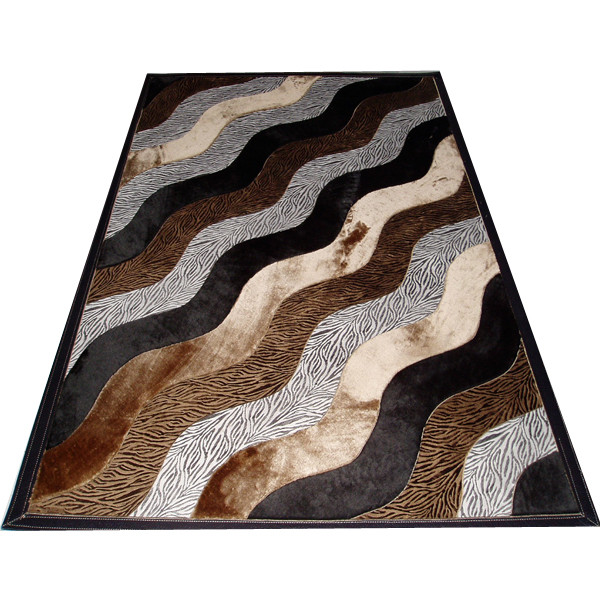 New Fasion rug Made in China Good price Leather With Very Soft Polyester Face