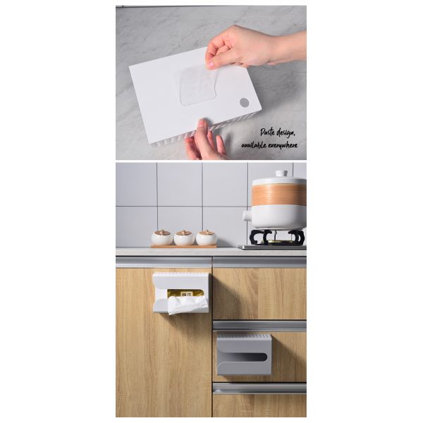 Silk Screen Plastic Kleenex Holder Pink Blue PS Facial Tissue Box