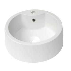 Pure White Artificial Quartz Stone Bathroom Washing Basin China manufacture