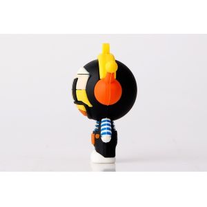 Custom Decoration Soft PVC Rubber 3D Miniature Pendant Of Metal Key Chain And