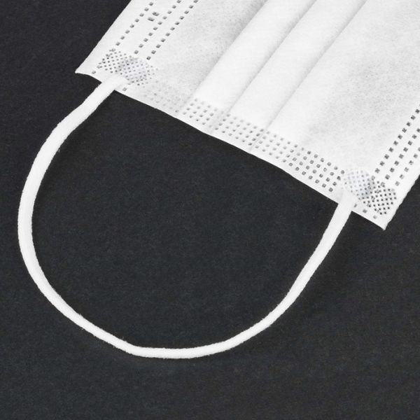 pure white color Non woven disposable face mask 3 ply layer disposable Face Mask