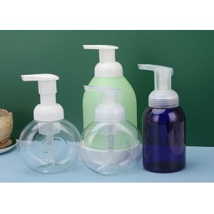 Easy Refilling Matte Surface Plastic Collar Foam Bottle With PET And PP Material