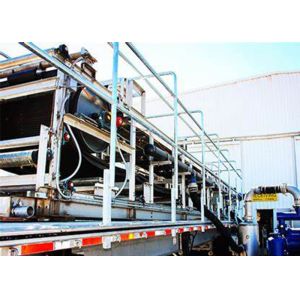 Stainless Steel PLC Controlled Horizontal Belt Filter for Counter Current