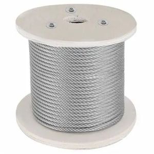AISI 304 Stainless Steel Wire Rope 7x19 for Cable Railing 1/8"