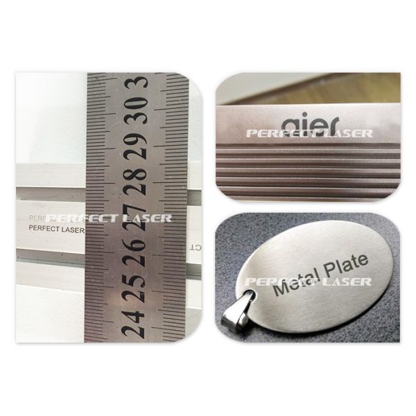 Large Size Seamless Splicing Laser Marking Machine For Metal Stainless Steel Leather