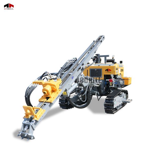Dual Motor Compact Size Dth Pneumatic Drilling Rig Crawler Mounted Drilling Rig