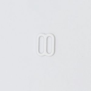 10mm Customized White Plastic Bra Strap Slides And Rings