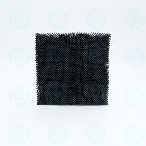 92910001 Bristle Blocks 1.6" Poly Round Foot Black PP Nylon For Gerber Cutter