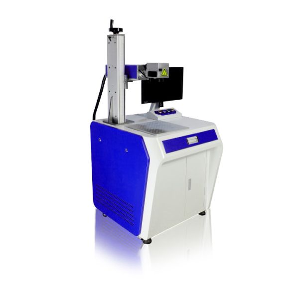 desktop Fiber Laser marking machine Connected to the computer/laser marking