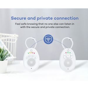 Battery Powered Wireless Baby Monitor Sound Detection VOX Mode Audio Baby Phone