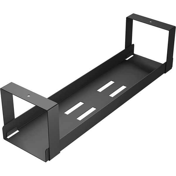 Quality Under Desk Cable Management Tray, Cable Basket for Extension Blocks Self-Adhesive Screw-fix wholesale