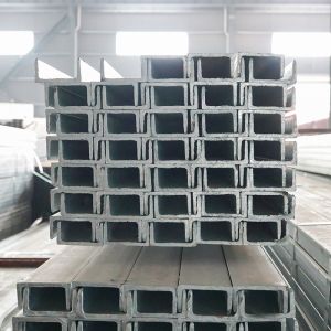 A283 Galvanized Steel Channel ASTM SS400 Hot Dip C Shaped