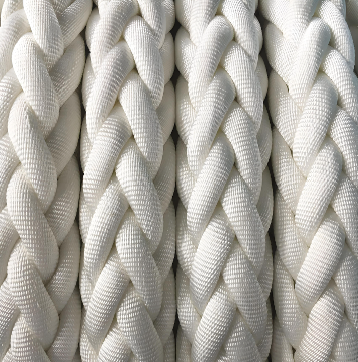 12 Strand Marine Anchor Rope With Polyamide Yarn Polyester Material