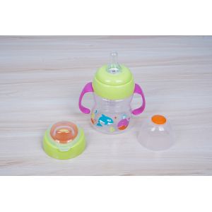 Non Spill 2 In 1 BPA Free 6 Month 6 Ounce Baby Sippy Cup