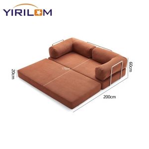 3 Seater Sleeper Sofa Couch with Pocket Spring Mattress
