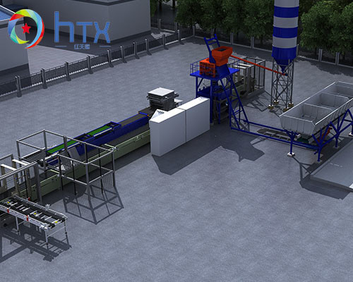 Smart Concrete Dosing System Multi Function Wet Casting Machine For Artificial