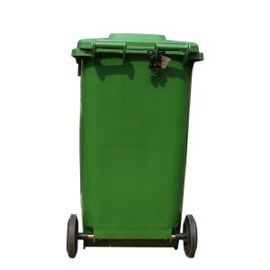 plastic dustbin waste bin plastic garbage bin 120l with wheels