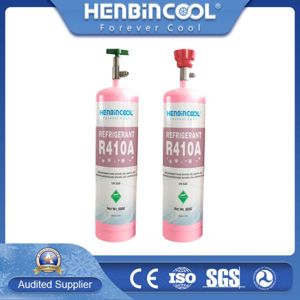 Quality Small Can Refrigerant Gas R410A 11.3kg R410a 25lb Cylinder wholesale
