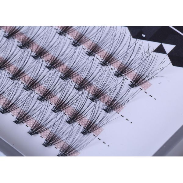 Cluster Eyelash Eyelash Extensions 3D Lashes Long Thick 0.05T 20P Black Color