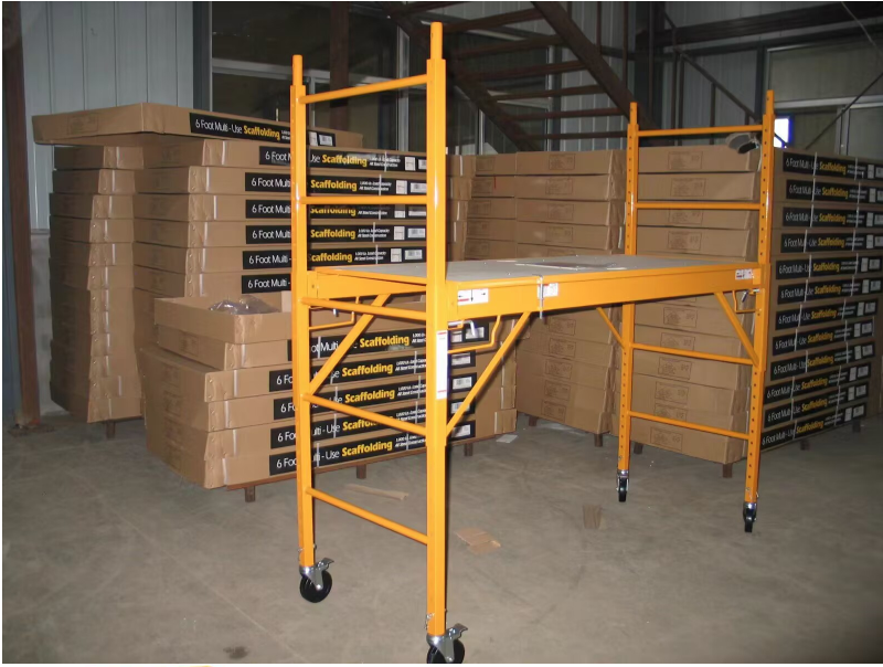 Adjustable Height Multi Function Scaffolding for Different Construction Scenarios