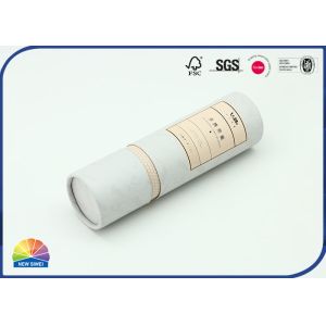 Biodegradable 5.5*19cm Paper Packaging Tube For Sketching Pencil