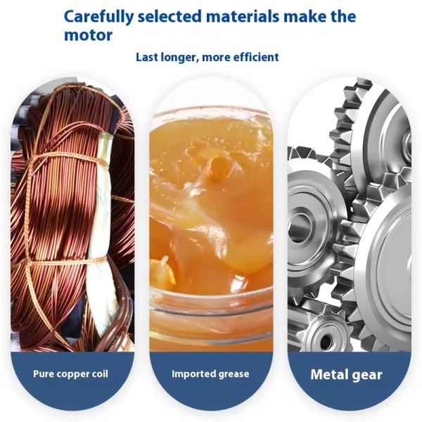 Waterproof 220V/380V Gear Reducer Motor with Compact Structure for Variable Speed Applications