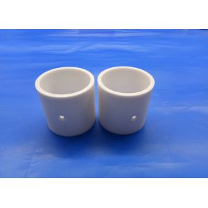 China Custom Zirconia Ceramic Parts Shaft Sleeve Motor Bush Zro2 Mud Pump Liner YSZ Bushing on sale