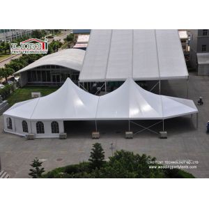 White High Peak Tents Wind Resistant , Custom Party Dome Tent